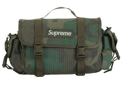 Pre-owned Supreme Mini Duffle Bag (ss24) In Woodland Camo In Multi