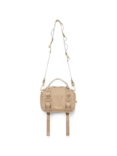 Supreme Mini Duffle Shoulder Bag In Nude