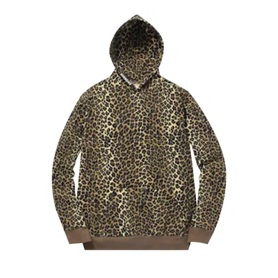 Pre-owned Supreme Mini Harvard Hooded 'leopard' | Yellow | Men's Size S