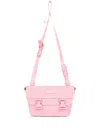 Supreme Mini Logo-patch Messenger Bag In Pink