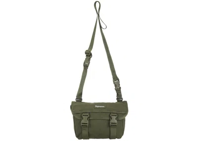 Pre-owned Supreme Mini Messenger Bag In Olive