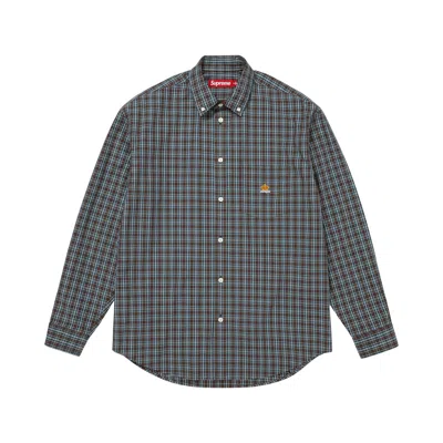 Pre-owned Supreme Mini Plaid Shirt 'brown' | Men's Size Xl