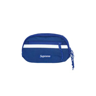 Pre-owned Supreme Mini Side Bag 'blue'
