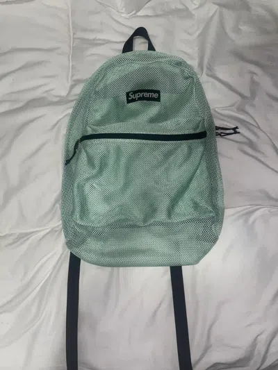Pre-owned Supreme Mint Green Backpack