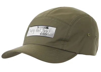 Pre-owned Supreme Mirror Camp Cap In Olive