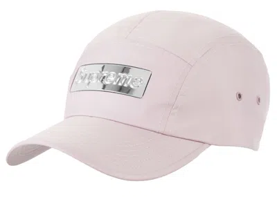 Pre-owned Supreme Mirror Camp Cap In Pink