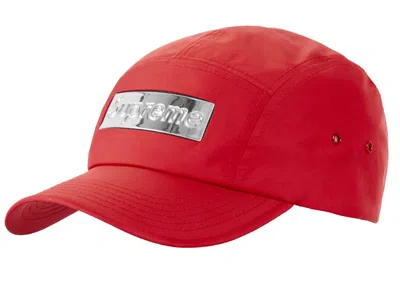 Pre-owned Supreme Mirror Camp Cap In Red