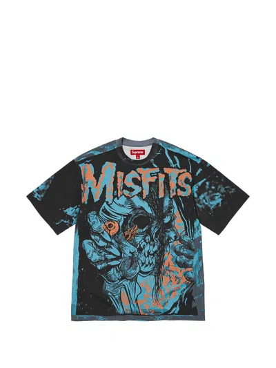 Supreme Misfits Graphic-print T-shirt In Blue
