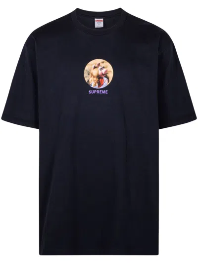 Supreme Miss Piggy T-shirt In Blue
