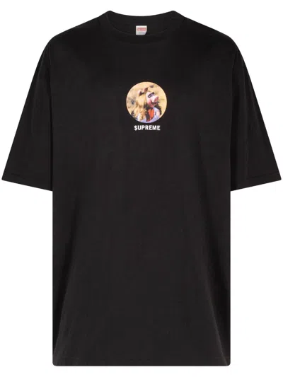 Supreme Miss Piggy T-shirt In Schwarz