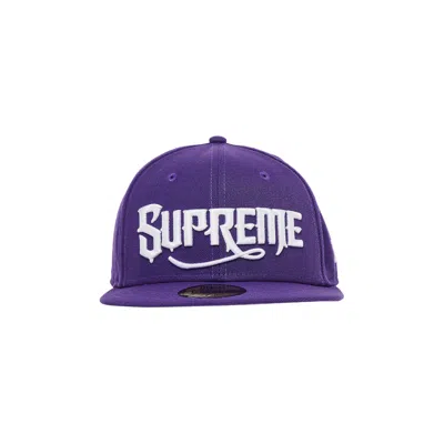 Pre-owned Supreme Mister Cartoon New Era 'purple' | Men's Size 7.25