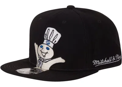 Pre-owned Supreme Mitchell & Ness Doughboy Fitted 6panel In Black