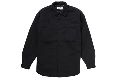 Pre-owned Supreme Mm6 Maison Margiela Padded Shirt Black