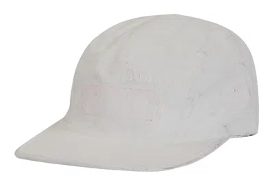 Pre-owned Supreme Mm6 Maison Margiela Painted Camp Cap White