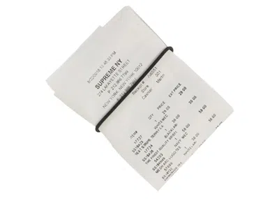 Pre-owned Supreme Mm6 Maison Margiela Receipt Wallet