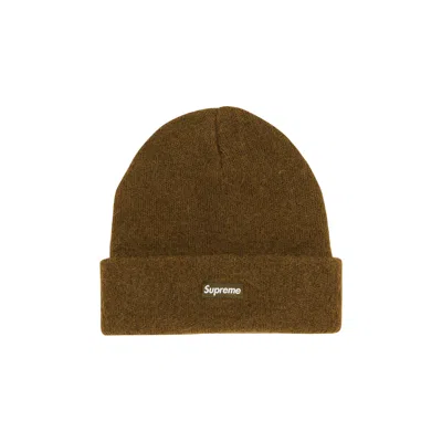 Pre-owned Supreme Mohair Beanie 'dark Khaki' In Tan