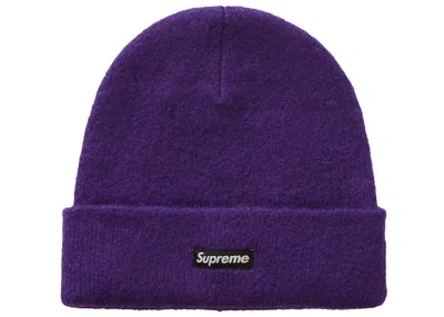 Pre-owned Supreme Mohair Beanie (fw20) In Bright Purple
