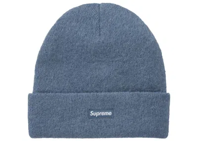 Pre-owned Supreme Mohair Beanie (fw23) Light Blue In Dark Slate