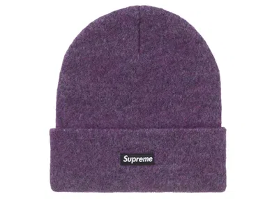 Pre-owned Supreme Mohair Beanie (fw24) In Plum