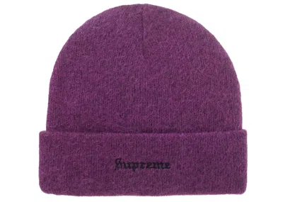 Pre-owned Supreme Mohair Beanie (fw25) In Pink