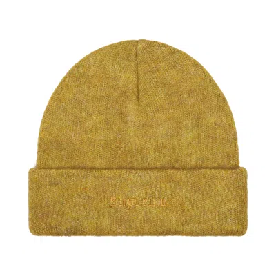 Pre-owned Supreme Mohair Beanie 'mustard' | Yellow | Men's Size Onesize