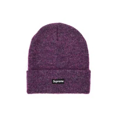 Pre-owned Supreme Mohair Beanie 'plum' In Purple