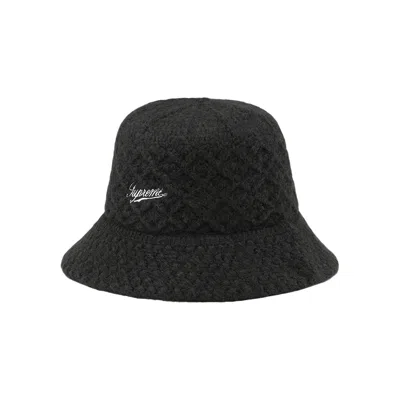Pre-owned Supreme Mohair Crochet Crusher 'black'