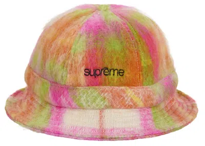 Pre-owned Supreme Mohair Plaid Bell Hat