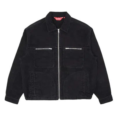 Pre-owned Supreme Moleskin Work Jacket 'black' | Men's Size Xxl