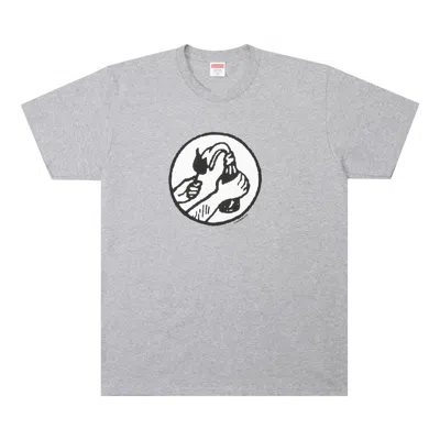 Pre-owned Supreme Molotov Tee 'heather Grey' | Men's Size Xl In Gray