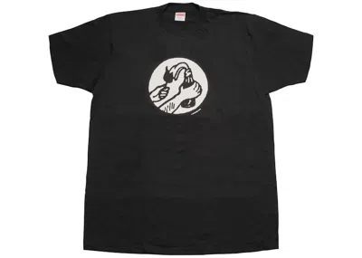 Pre-owned Supreme Molotov Tee Shirt In Black