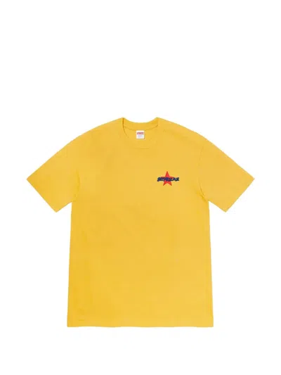 Supreme Money Power Respect Graphic T-shirt In Yellow
