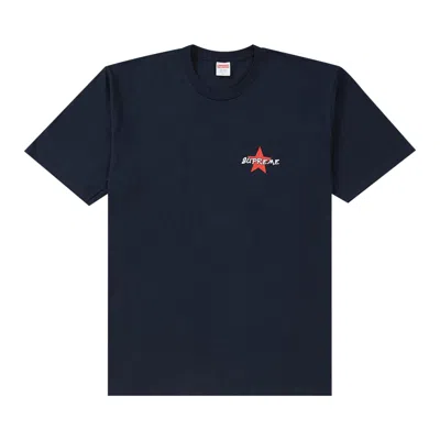 Pre-owned Supreme Money Power Respect Tee 'navy' In Blue