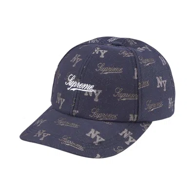 Pre-owned Supreme Monogram 6-panel 'navy' | Blue | Men's Size Onesize