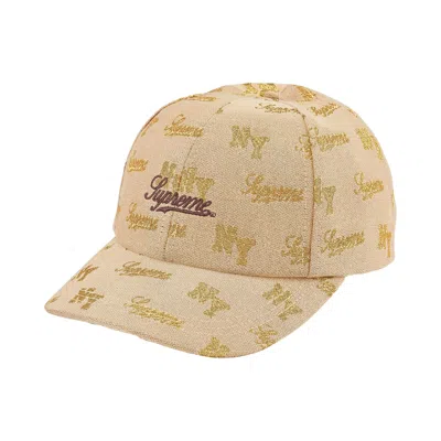 Pre-owned Supreme Monogram 6-panel 'tan' | Men's Size Onesize In Brown
