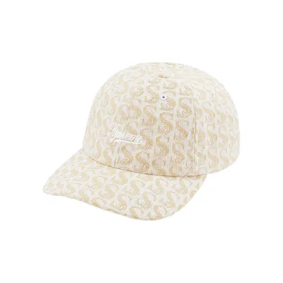 Pre-owned Supreme Monogram Denim 6-panel 'tan' | Men's Size Onesize