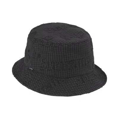 Pre-owned Supreme Monogram Gingham Crusher 'black' | Men's Size M/l