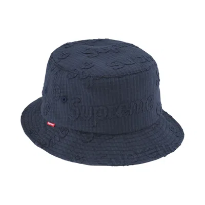 Pre-owned Supreme Monogram Gingham Crusher 'navy' | Blue | Men's Size S/m