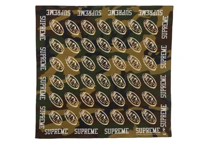 Pre-owned Supreme M.o.p. Bandana In Woodland Camo
