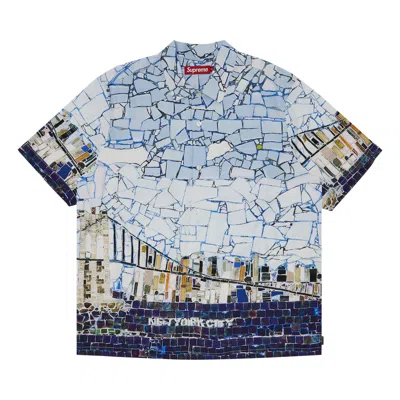 Pre-owned Supreme Mosaic Short-sleeve Shirt 'multicolor' In Multi-color