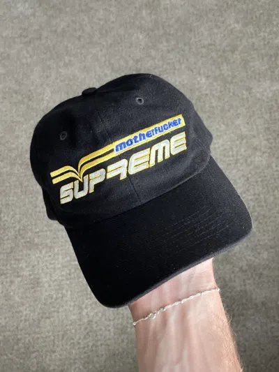 Pre-owned Supreme Motherfucker Cap In Black