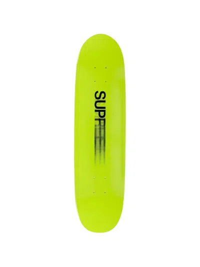 Supreme Motion Logo Cruiser Skateboard Deck In Yellow