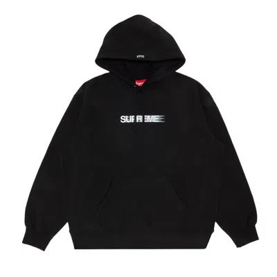 Pre-owned Supreme Motion Logo Hooded Sweatshirt 'black'
