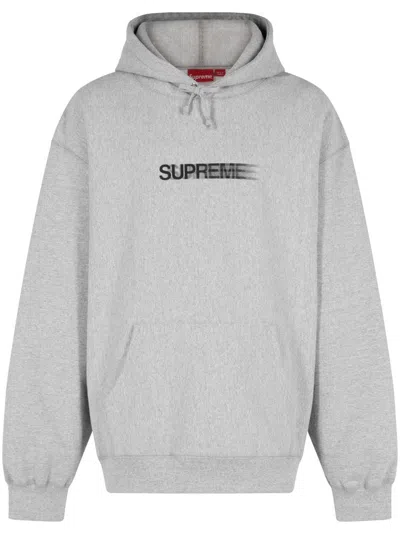 Supreme Motion Logo Hoodie In Grau