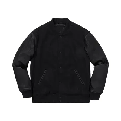Pre-owned Supreme Motion Logo Varsity Jacket 'black' | Men's Size M