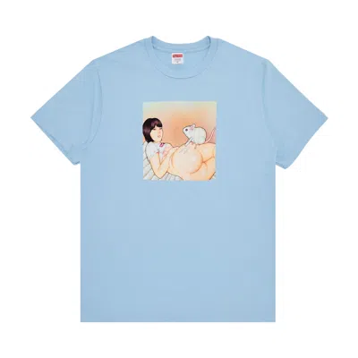 Pre-owned Supreme Mouse Tee 'powder Blue' | Men's Size S