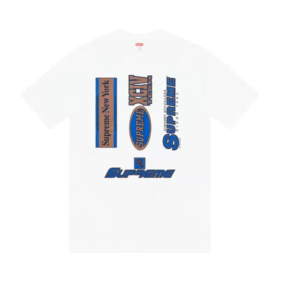 Pre-owned Supreme Multi Logos Tee 'white'