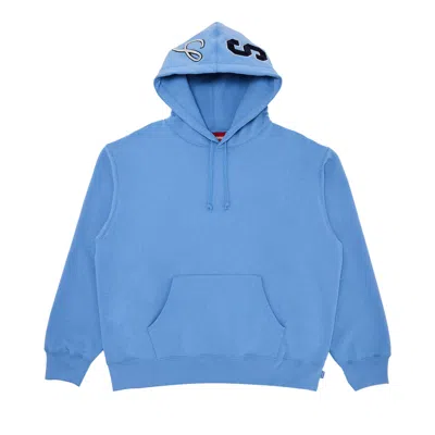 Pre-owned Supreme Multi S Logo Hooded Sweatshirt 'light Blue' | Men's Size M