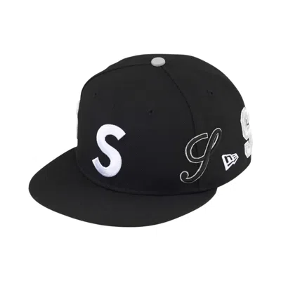 Pre-owned Supreme Multi S Logo New Era 'black' | Men's Size 7.75