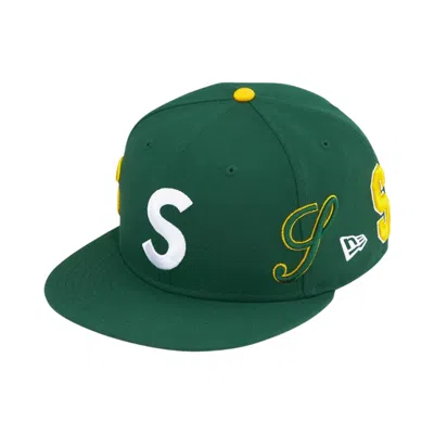 Pre-owned Supreme Multi S Logo New Era 'green' | Men's Size 7.5